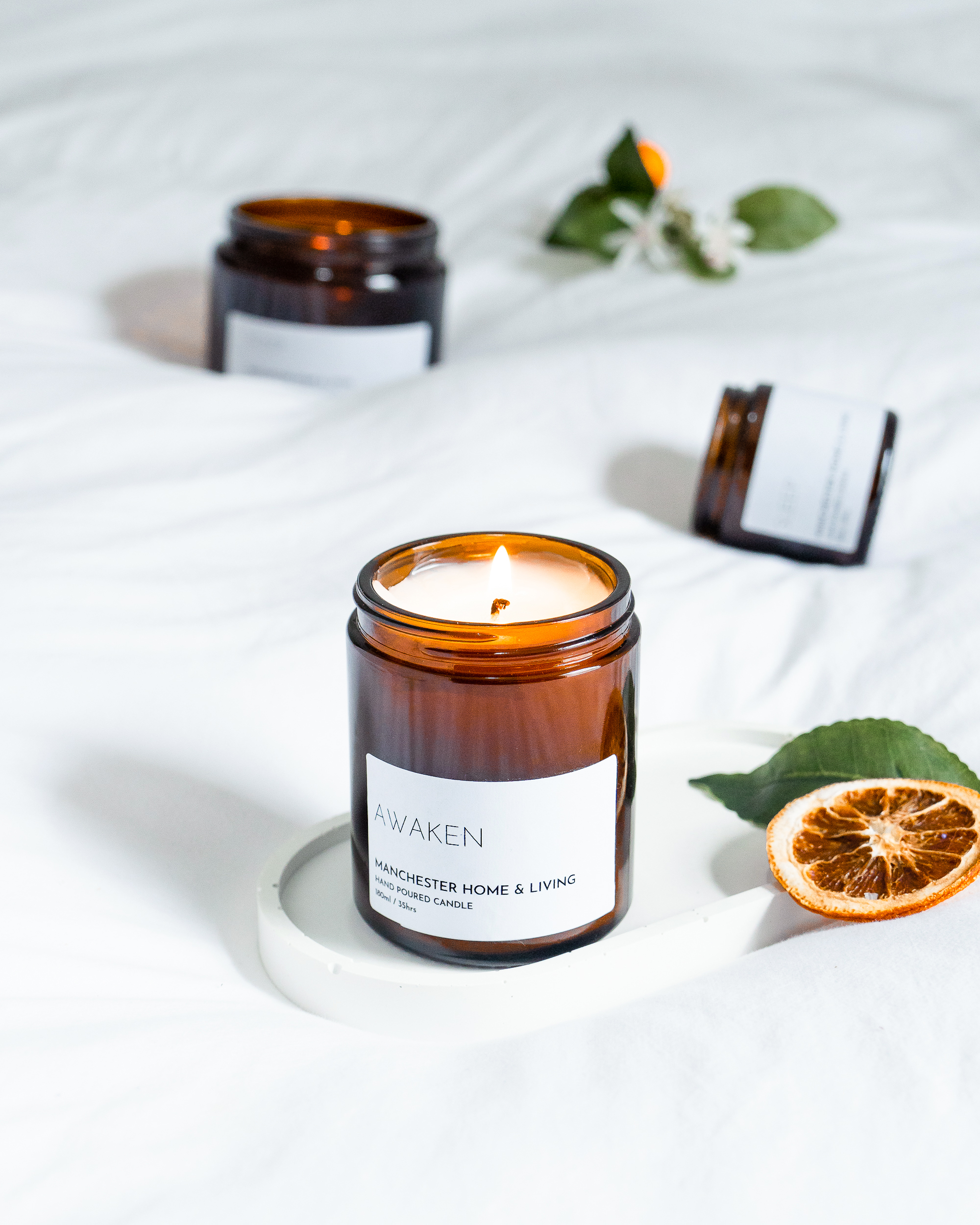 AWAKEN – Citrus & Herb Aromatherapy Candle